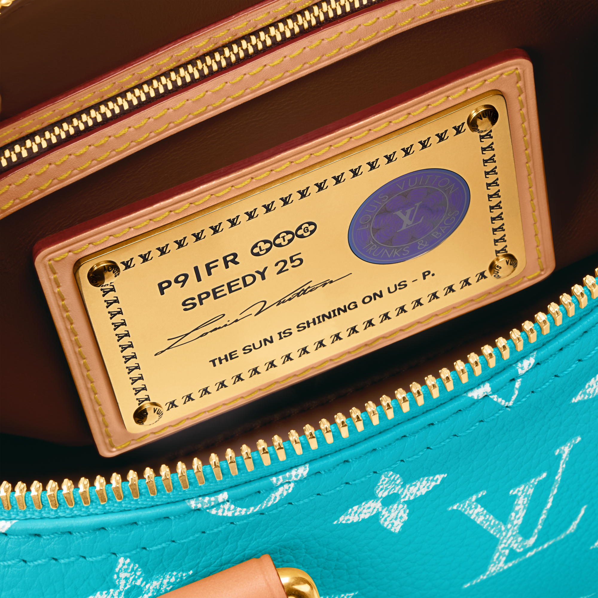 Speedy P9 Bandoulière 25 H40 in Les Extraordinaires's Leather Goods and Travel Speedy P9 collections by Louis Vuitton (Product zoom)